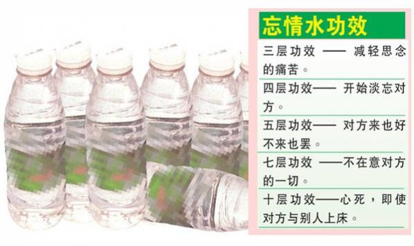 七支矿泉水、九张符咒,作法七天,喝足二十一天,就可达至目标。