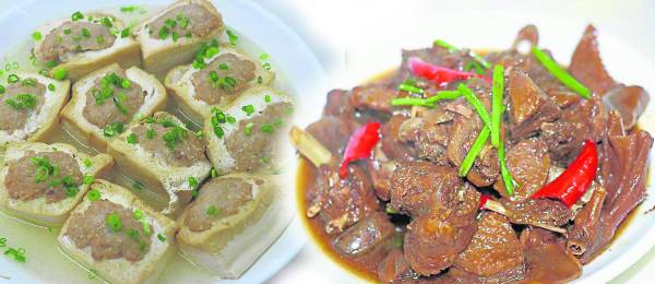 :酿豆腐/姜母鸭 伊甸园客家美食馆 Lot 3136, Jalan Ulu Ara,Kampung Ulu Ara, Mambau, 70300 Negeri Sembilan.电话:012-760 3136 营业时间: 12pm - 9pm (每逢星期二休息) 卫星导航:2.681349, 101.870447