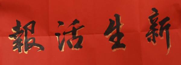 两姐妹有新创意,在挥春添上金边或是画上一些吉祥品,如此一来感觉就不一样了。