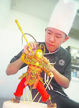 中国著名神话人齐天大圣孙悟空,也是Ryan得意作品之一。