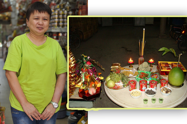 万发兴神料店林瑞琴表示,月神是小孩的守护神,在中秋庆拜月神,可以祈求小孩能健康、平安、快乐长大。