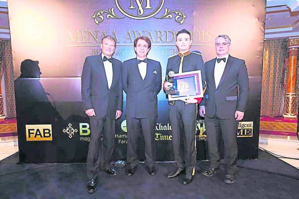 拿督吴承澔医生获阿拉伯联合酋长国国际大奖-2015年度最佳企业总裁大奖。