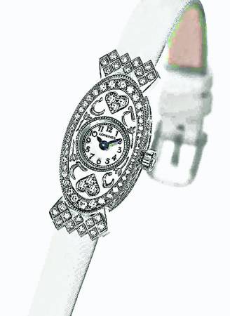 这款由著名品牌Longines 为她打造的结婚名表,世上仅有一只。