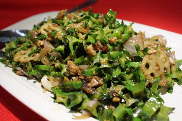 四棱豆炒莲藕