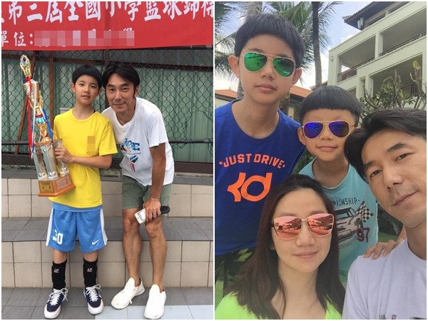 陶晶莹与李李仁结婚12年,育有一对可爱的儿女“豆豆”、“小龙”,一家四口幸福美满。