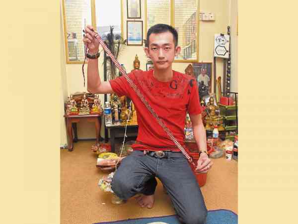 Steven表示,108塔固可催旺事业心想事成、增强人缘贵人运、避险保平安、功能十分全面,是世间难得一求的超强圣物。