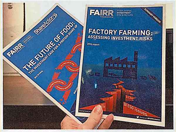 Fairr曾发布一份有关食肉危害环境的研究报告,该机构预言五至十年内就有“食肉税”面世。
