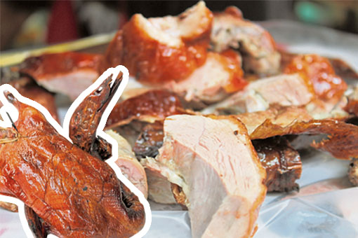 肥美的鸭肉,看了也忍不住想咬一口。