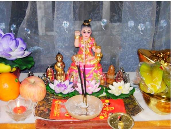  在泰国古曼童有分男女，女的称古曼丽，阴府七姑娘庙则视为“娃娃神”膜拜。