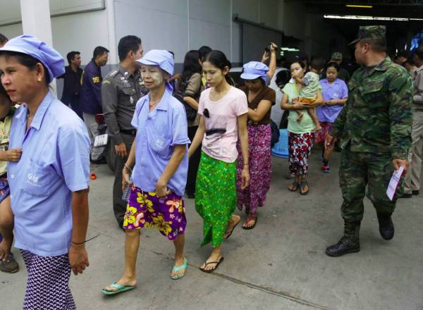 泰国Gig Peeling Factory被揭发剥削上百名劳工，其中涉及人口贩卖，工场于去年11月被扫荡。