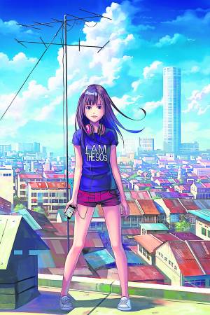 Fei Giap的作品,以美少女为主再加上本地风景的插图实属少见。