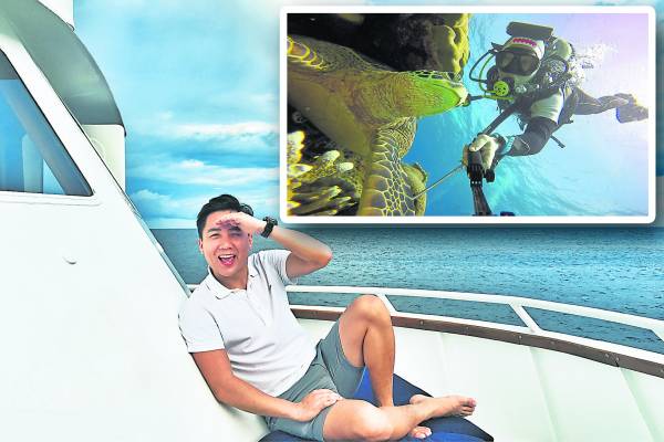 吹吹海风,拍张帅帅照片,人生真写意~
