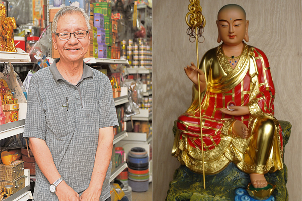 万发兴神料店林洵德表示,地藏王乃是掌管地府的菩萨,所以,在农历七月最好拜祭地藏王,祈求出入平安,希望地藏王可以帮你消灾解难。