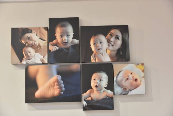 名模Amber Chia也在文昌阁Babywise为孩子留下人生纪念品。