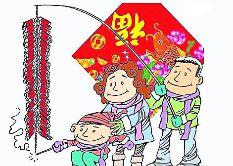 爆竹一声除旧岁,象征华人农历新年的到来。