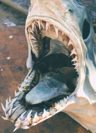 看见这口牙，下一部《大白鲨》主角就决定是你了！
