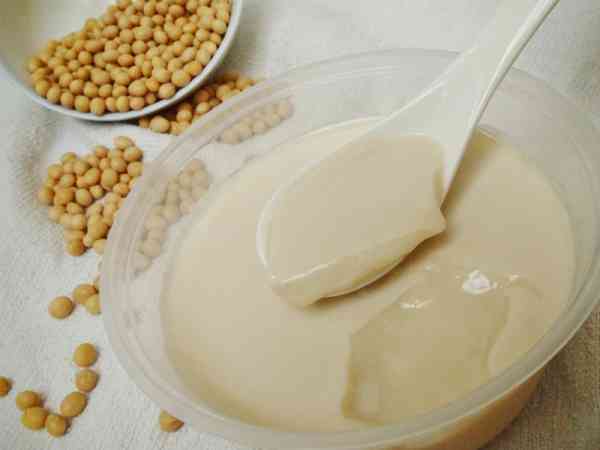 市场有推出豆浆风味的酸奶。