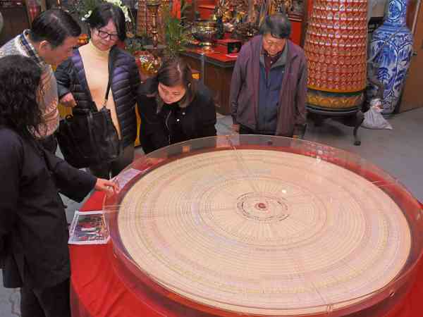 祈求者禀报姓名、出生年月日、住址,双手合十,顺时针走三圈,调整磁场,祈求各方位元神保佑。
