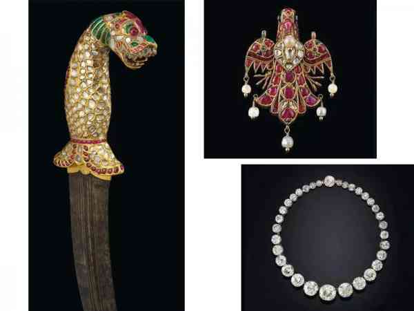 日前，莫卧儿的皇室珠宝在纽约拍卖。