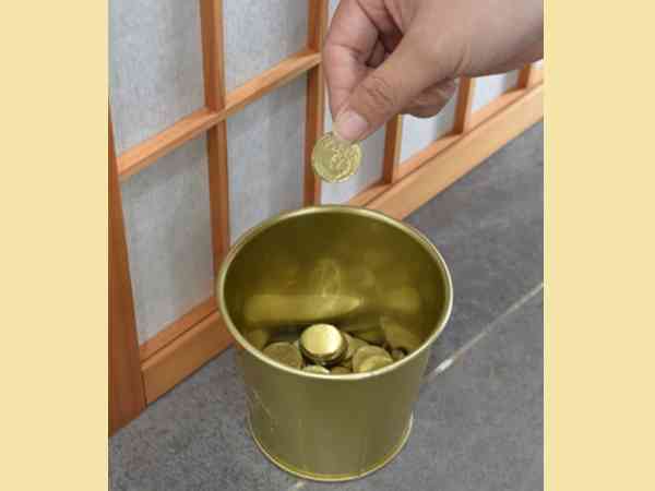 在家的正南方收集金硬币，可以旺财运。