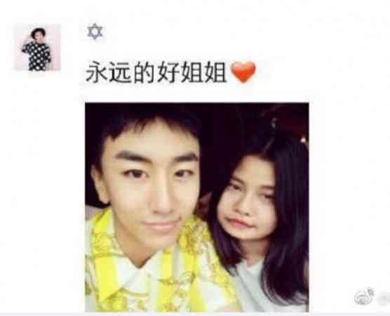 姐姐走了样,弟弟极帅了。