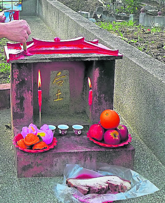 凡有建造坟墓,例必在墓旁安放后土神位。
