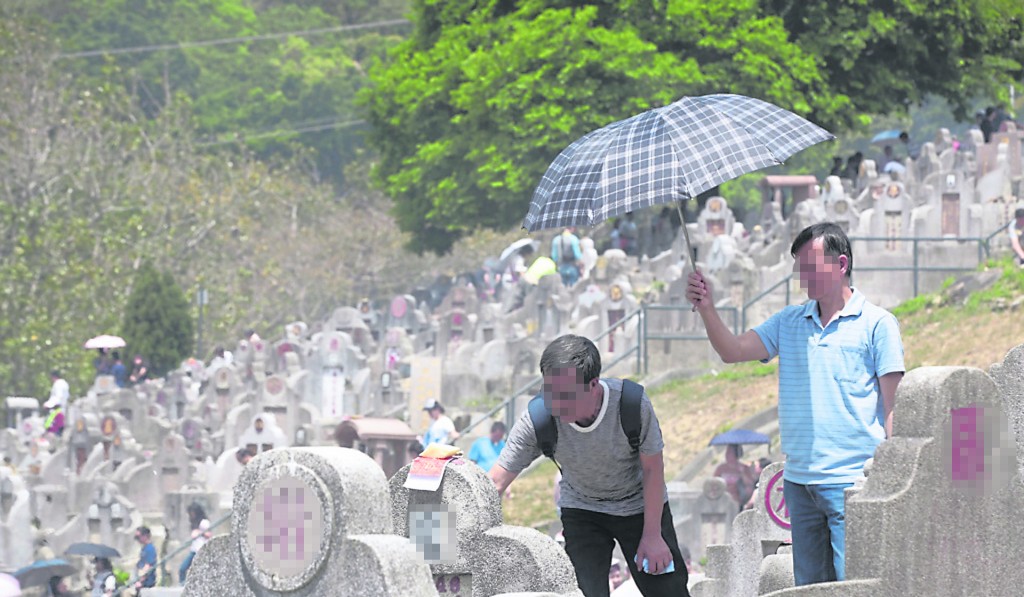 准备工作完毕后,首要祭拜的是往生者墓地旁的后土神位,拜请各位山神土地等神明。