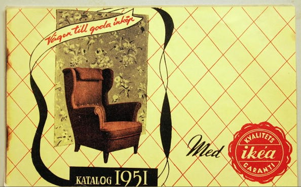 史上第一本IKEA纸本型录于1951年发行,数量也只有少少的28万多本。