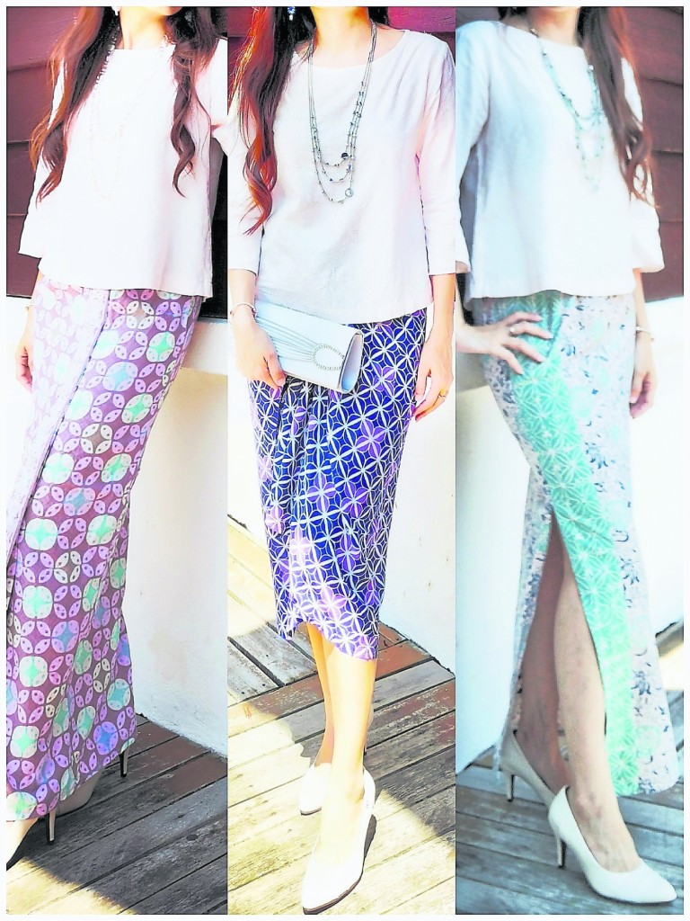 Baju Kurung Kedah少了缤纷色彩，多了清新，穿出另一种风格。