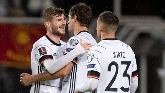 德国队成为第一支通过预选赛晋级2022卡塔尔世界杯的球队，这是德国第20次参加世界杯。