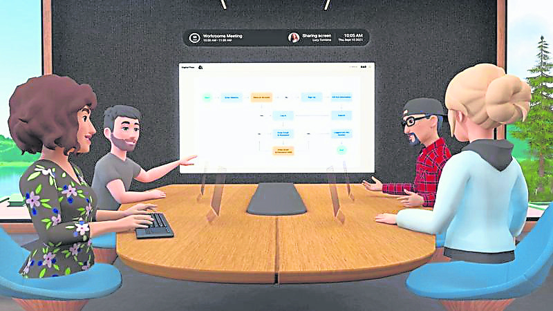 脸书测试一个名为“Workplace”的虚拟实境会议程式。