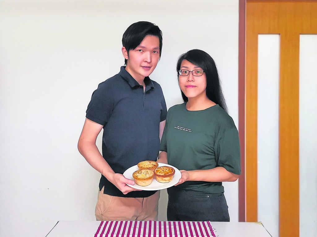 Recca Pie 创办人覃美昕(右)和余伟恒,把异乡吃到的咸派幸福滋味,在故乡继续派送。