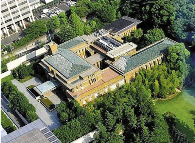 安倍对搬入首相公邸颇有顾忌,图为公邸外景。