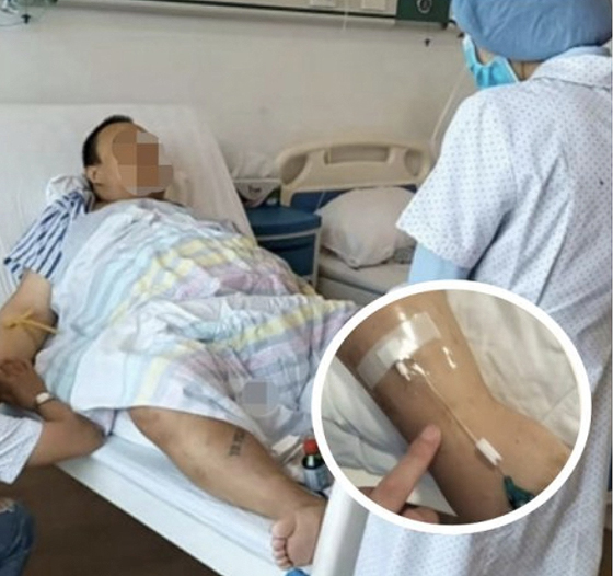 中国一名31岁男子被囚禁到柬埔寨,遭当地集团囚禁狂抽血险丧命。
