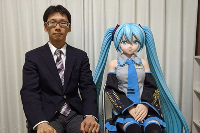 近藤显彦也知道初音未来不是真人,但对它的感觉丝毫没有改变。