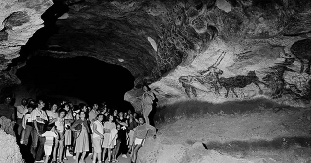 就在1963年，由于洞内墙壁上出现了霉菌就将停止对公众开放。