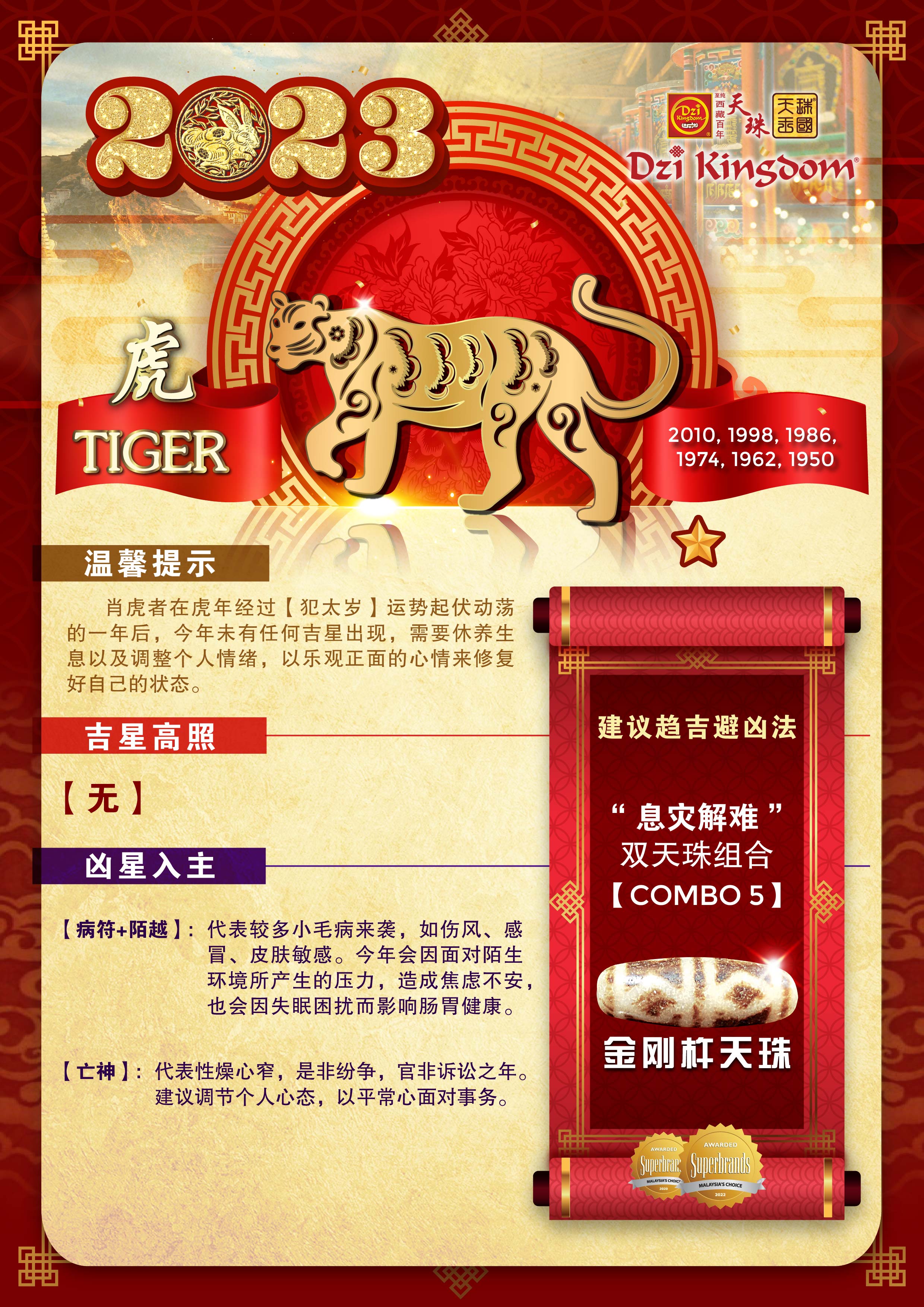 12 Zodiac Poster 2023 (Chi)_v3 (3 Tiger)-01