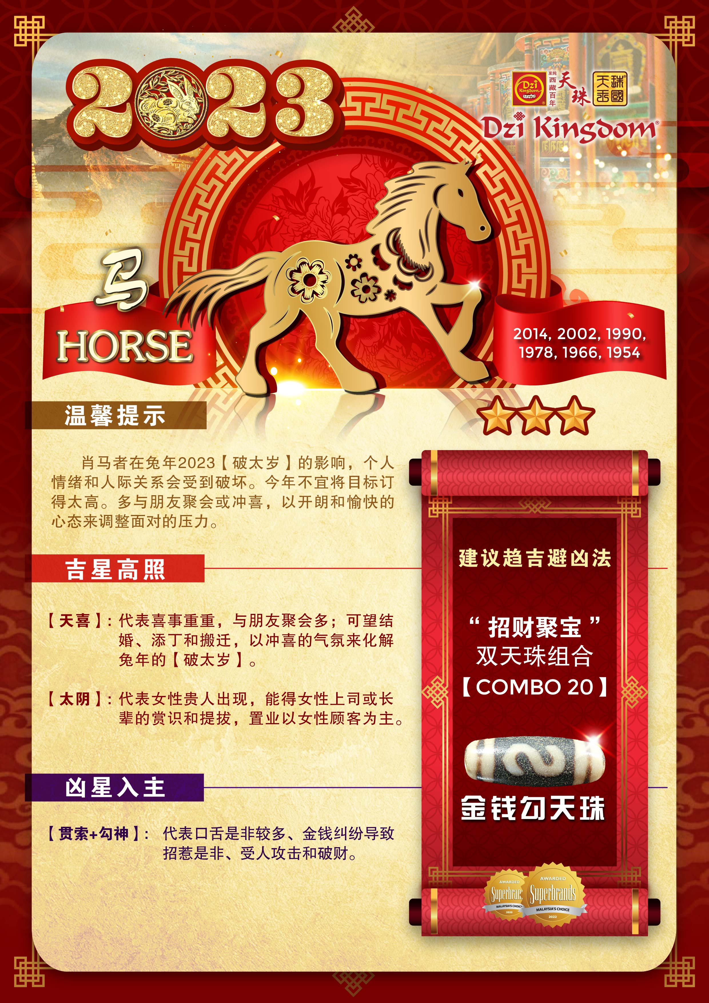 12 Zodiac Poster 2023 (Chi)_v3 (7 Horse)-01