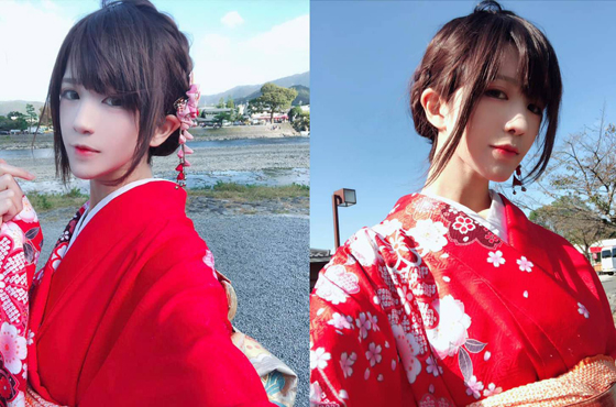 身材挺拔又英气的八犬,可是货真价实的女儿身。