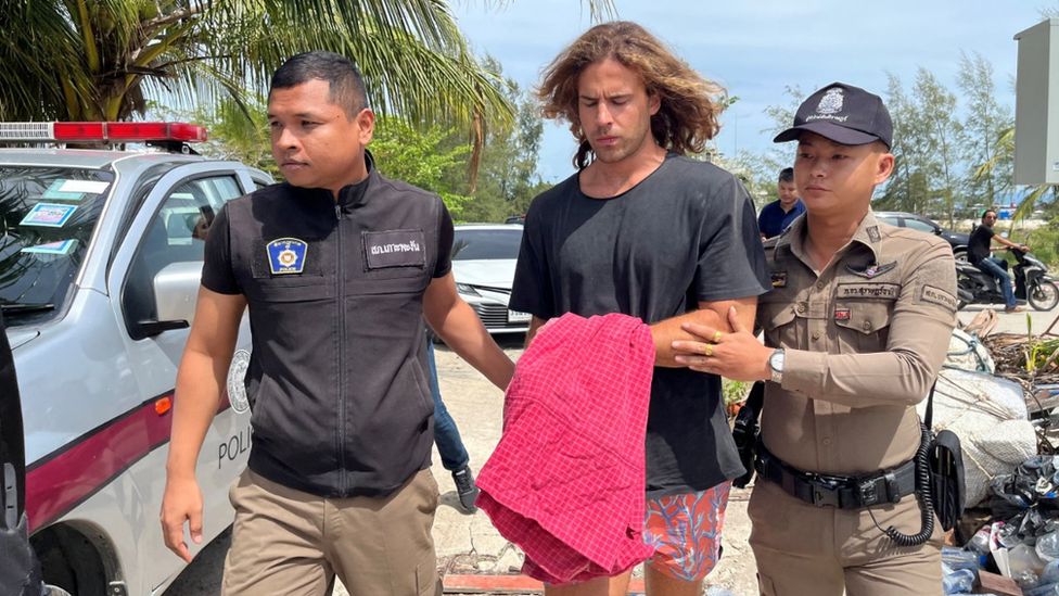 凶嫌Daniel Sancho Bronchalo被泰国警方逮捕归案。