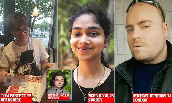 根据警方调查，全球已有多起死亡事件与肯尼思有关。