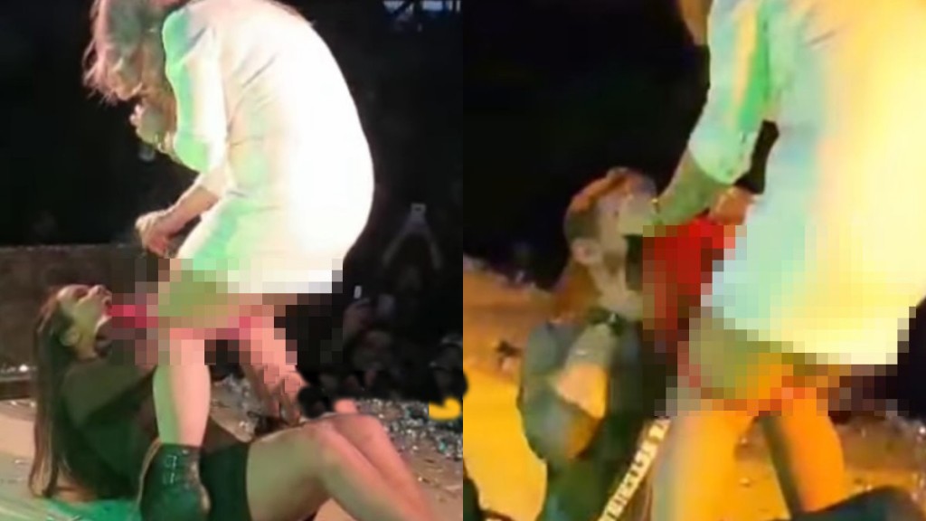 Linda Mel在演唱会上当场拉下内裤,并将酒倒在内裤上让台下的观众喝,引起热议。