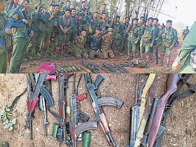 民间武装组织打退政府军:如果政府对缅北持续的暴力冲突管理不善,国家可能会陷入分裂。