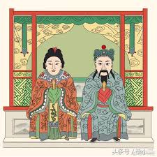 相传床公床母是周文王夫妇,他们生有一百个儿子,有旺盛的生育能力,因而被人敬奉。