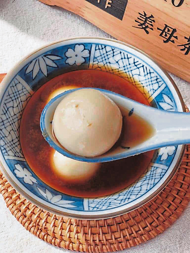 姜汤汤圆。