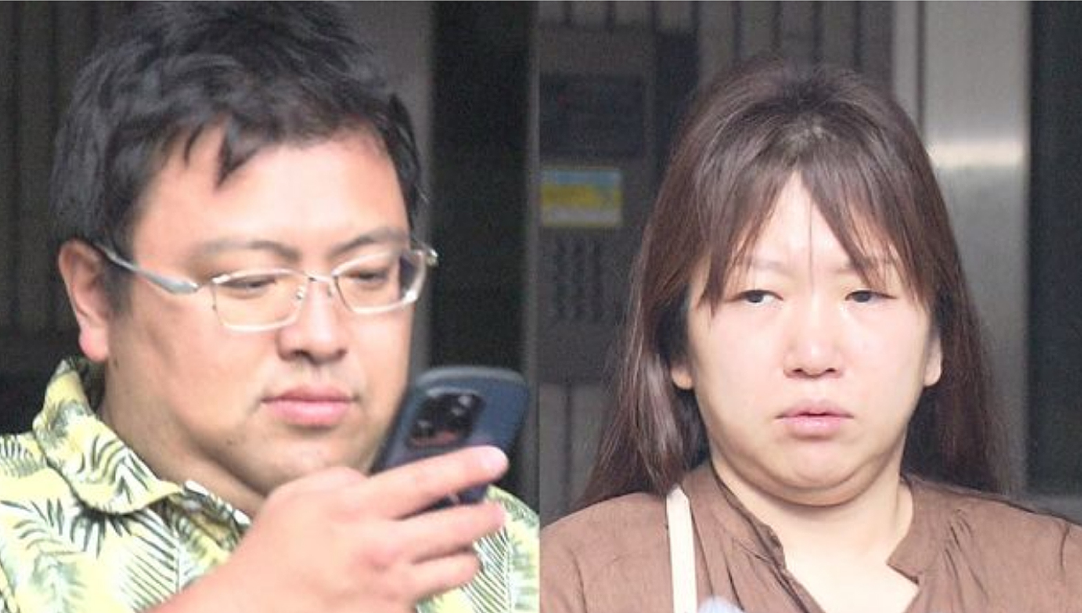 2024年2月14日,警方以杀人罪嫌逮捕细谷健一(左)与细谷志保。