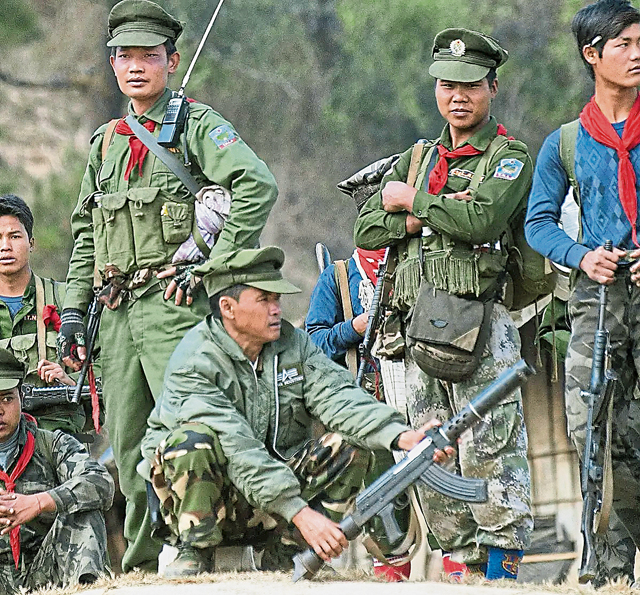 缅北掸邦北接云南,东接泰国和老挝,多年来是各方武装势力盘根错节的区域。