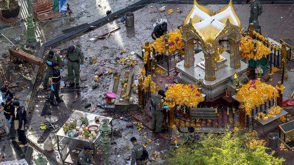 2015年,四面佛发生爆炸案,导致20人死亡。