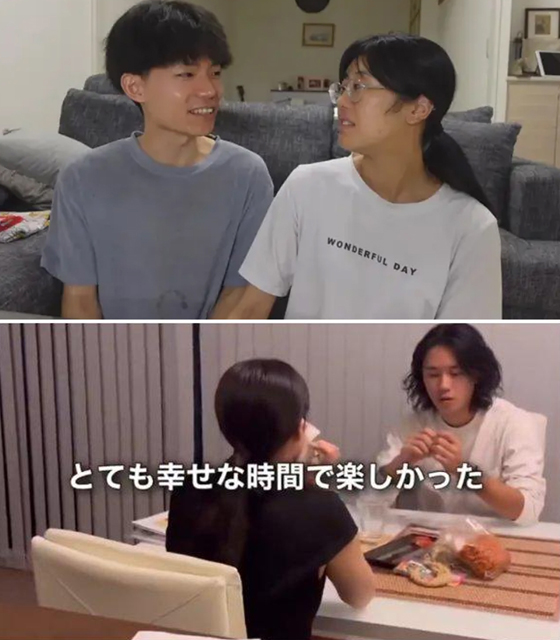 3人正式展开了同居生活，即使妻子和新男友在他面前表现亲密，他也一点不会妒嫉，忍耐力不是一般男人可以接受的。