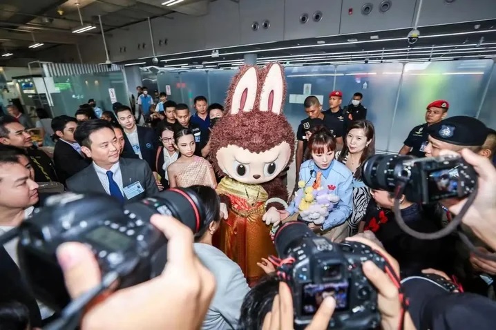 Labubu在泰国的人气爆棚！